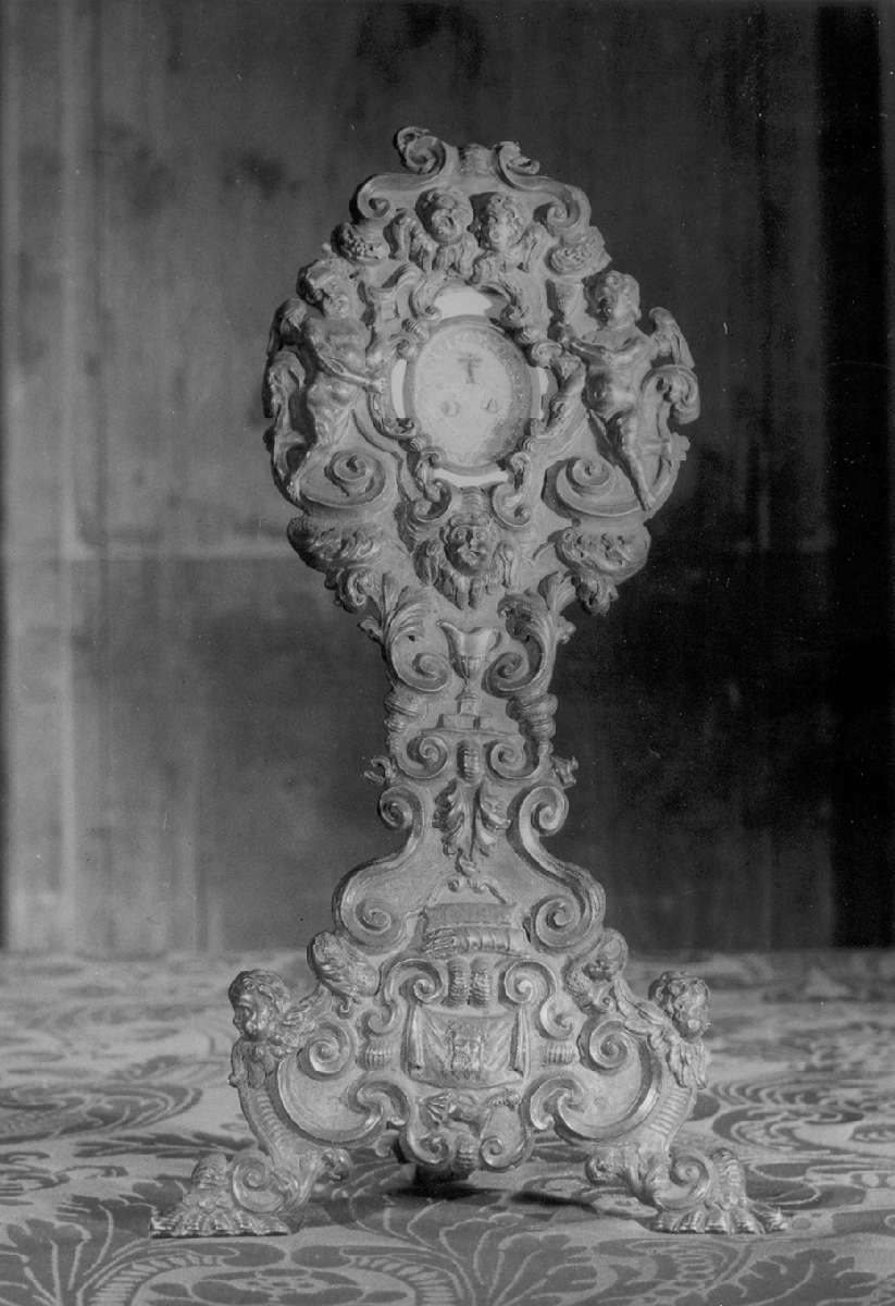 reliquiario - a ostensorio - manifattura bolognese (metà sec. XVIII)