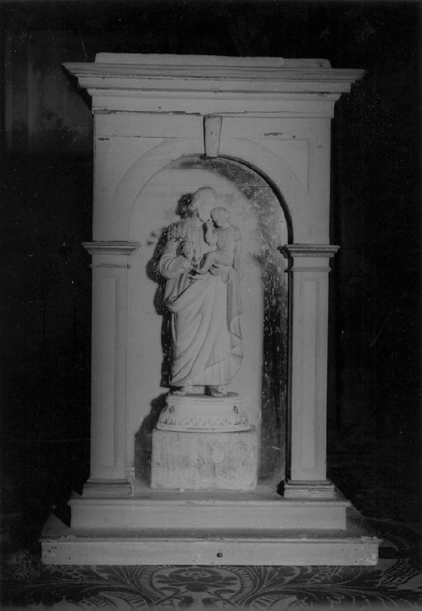 San Giuseppe e Gesù Bambino (statuetta devozionale) - manifattura Italia meridionale (seconda metà sec. XIX)