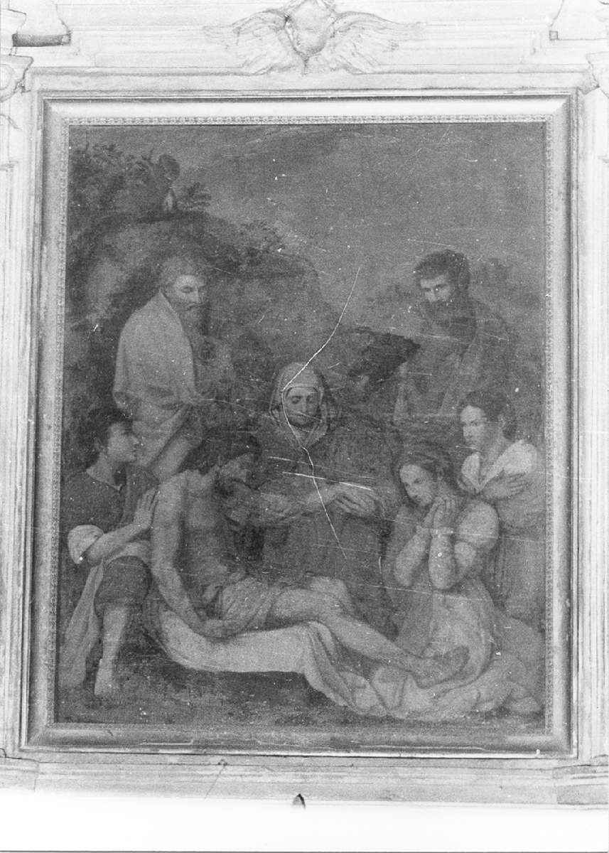 compianto sul Cristo morto (dipinto) - ambito emiliano (inizio sec. XVII)