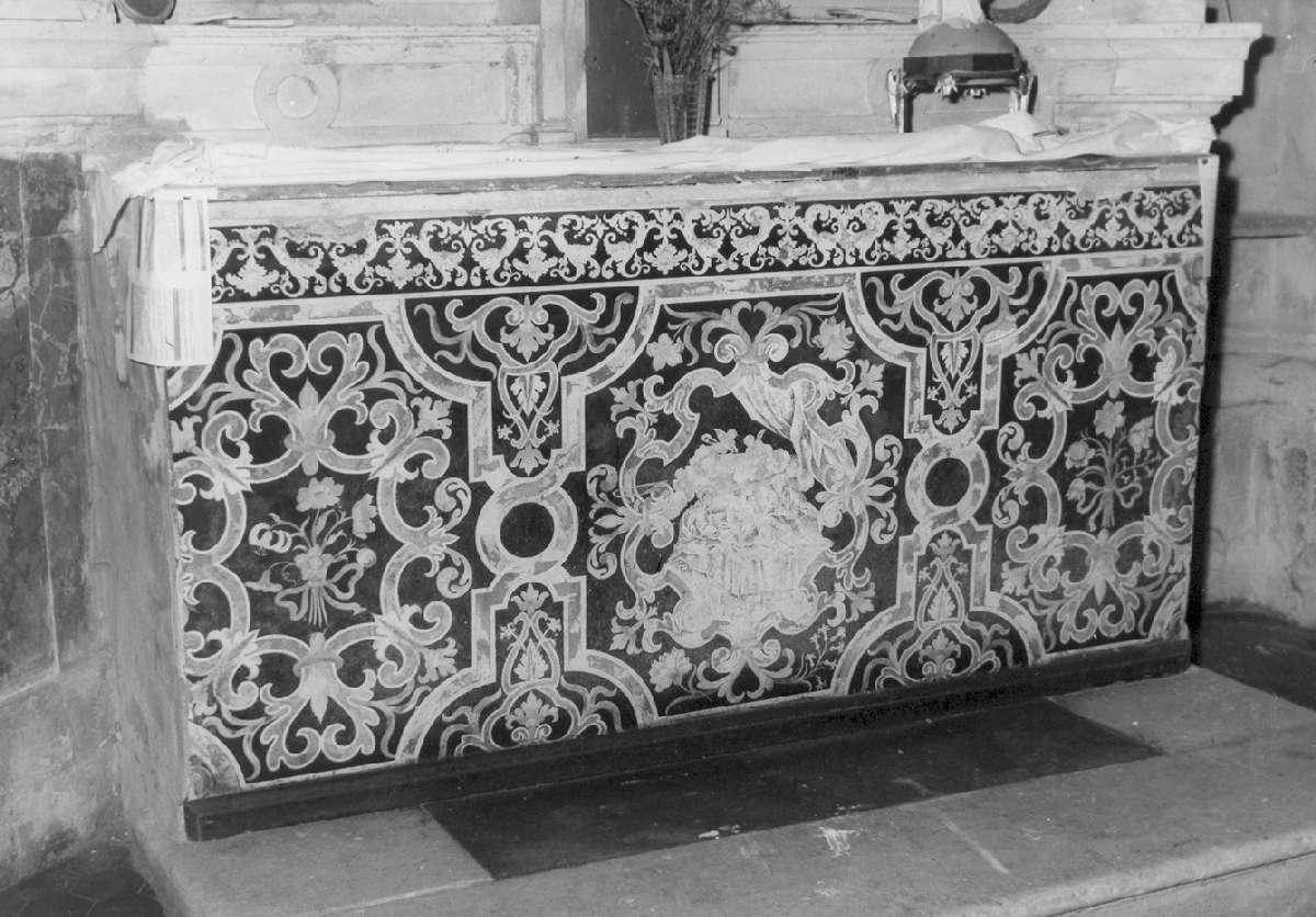 morte di San Giuseppe (paliotto) di Mazelli Marco (prima metà sec. XVIII)