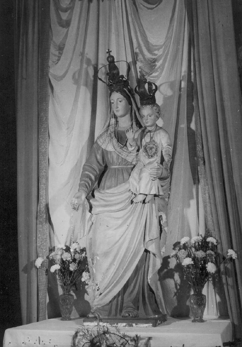Madonna del Rosario (statua) - manifattura emiliana (seconda metà sec. XIX)