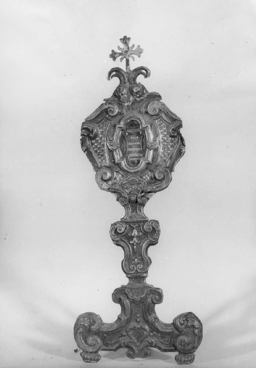 reliquiario - a ostensorio - manifattura emiliana (seconda metà sec. XVIII)