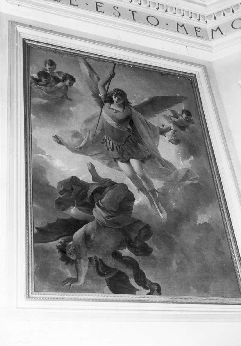 San Michele Arcangelo (dipinto) di Zattera Giuseppe (seconda metà sec. XIX)