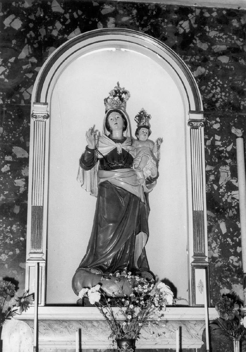 Madonna con Bambino (statua) - manifattura bolognese (seconda metà sec. XVIII)