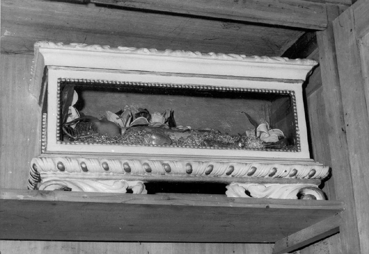 Bambino Gesù (reliquiario a teca - a cassetta) - manifattura emiliana (prima metà sec. XVII)