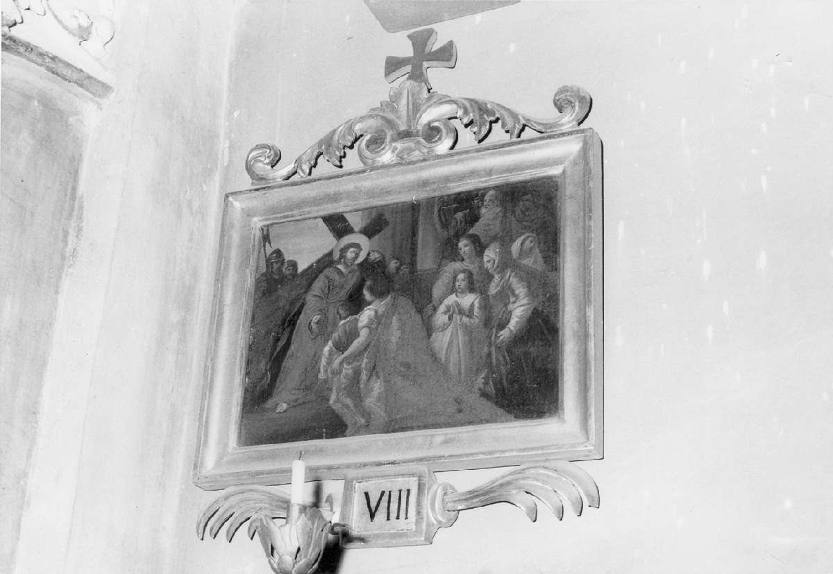 stazioni della via crucis (dipinto, insieme) - ambito modenese (prima metà sec. XIX)