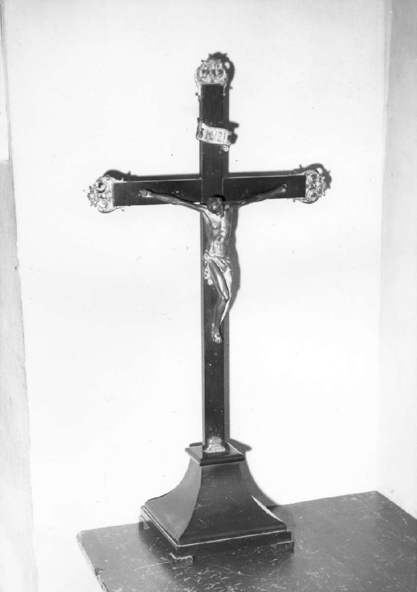 croce da tavolo - manifattura emiliana (prima metà, prima metà sec. XVII, sec. XIX)