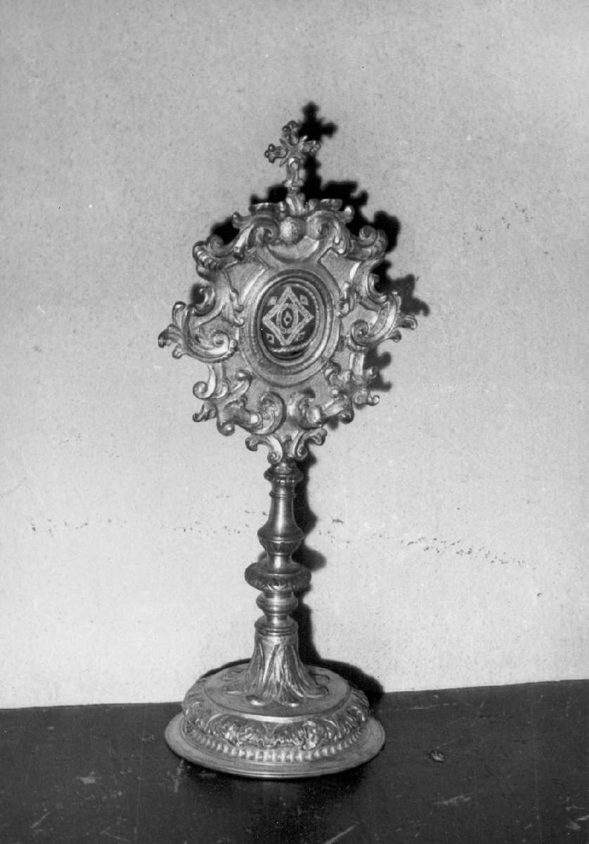 reliquiario - a ostensorio - manifattura emiliana (prima metà sec. XVIII)