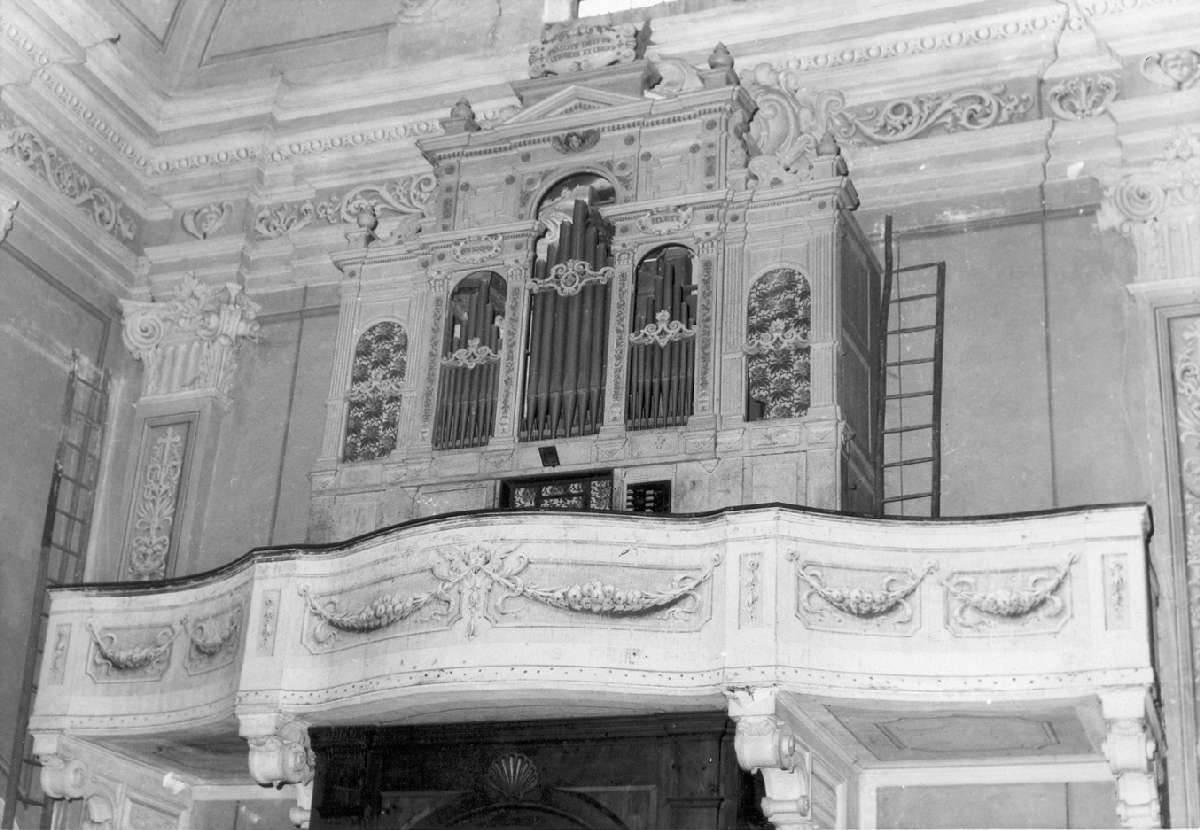 organo di Traeri Agostino, Colonna Antonio (metà sec. XVIII)