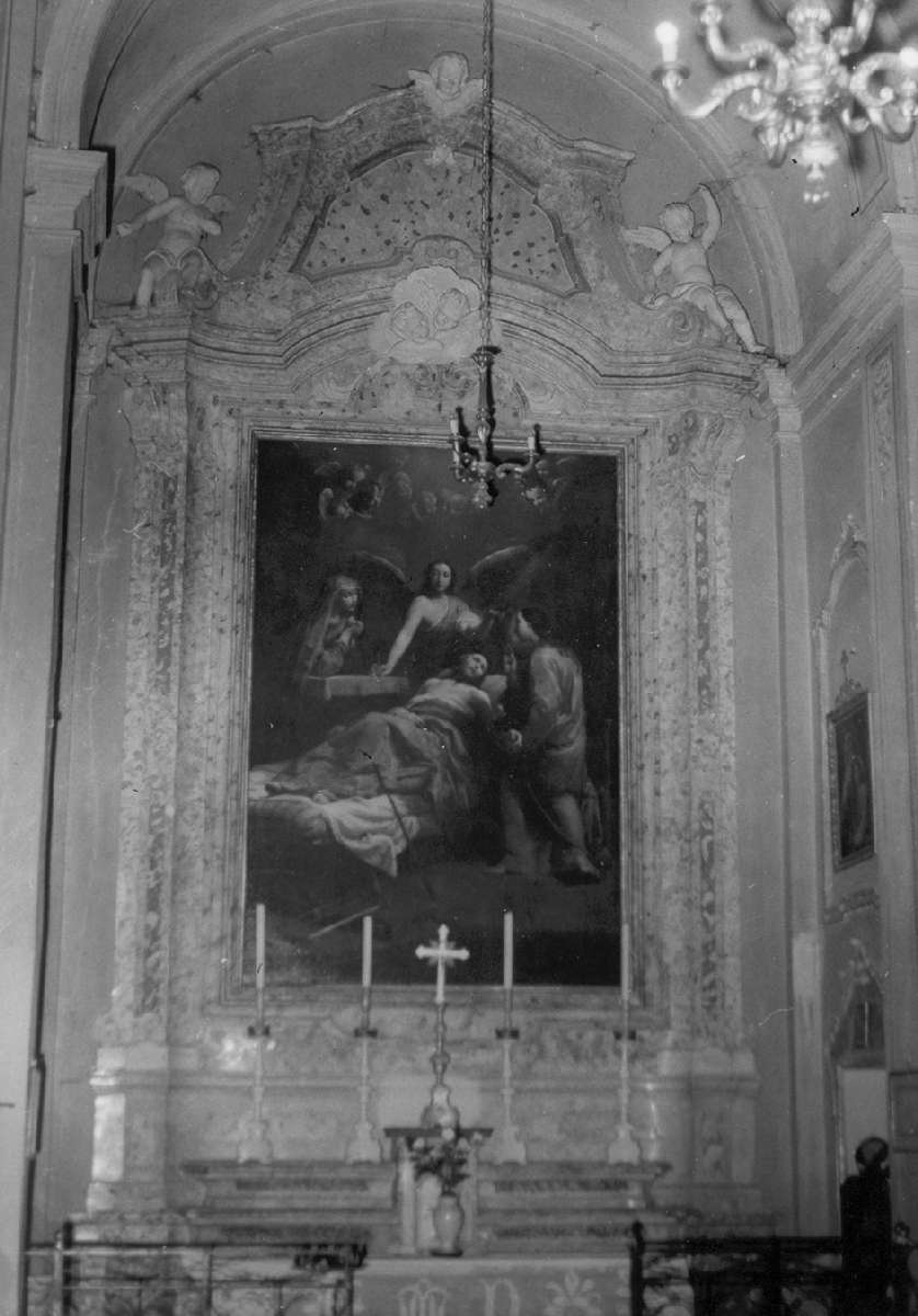 morte di San Giuseppe (dipinto) di Crespi Giuseppe Maria detto Spagnoletto (sec. XVIII)
