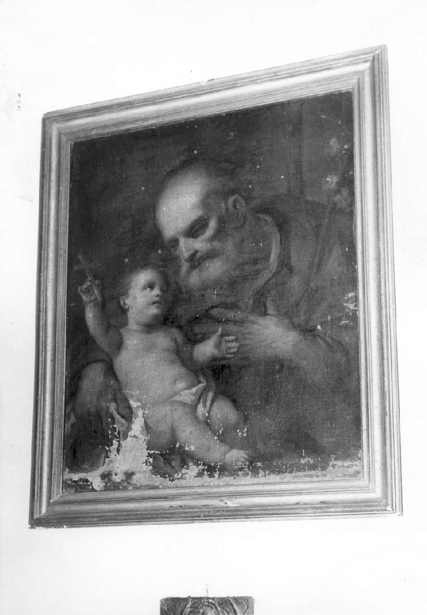 San Giuseppe e Gesù Bambino (dipinto) - ambito bolognese (prima metà sec. XVIII)