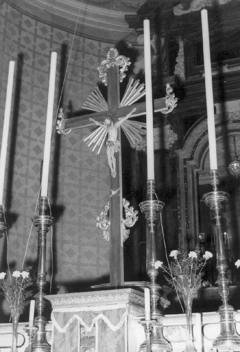 croce processionale - manifattura modenese (metà sec. XIX)