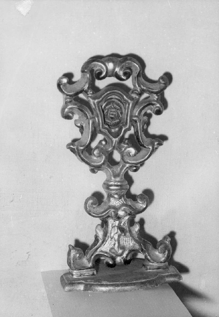 reliquiario - a ostensorio - manifattura reggiana (sec. XVIII)