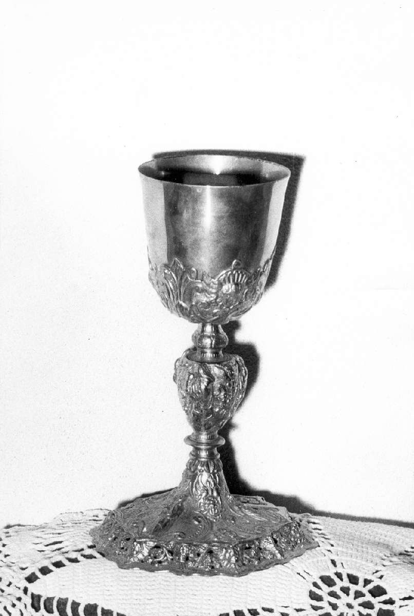 calice - manifattura reggiana (sec. XVII)