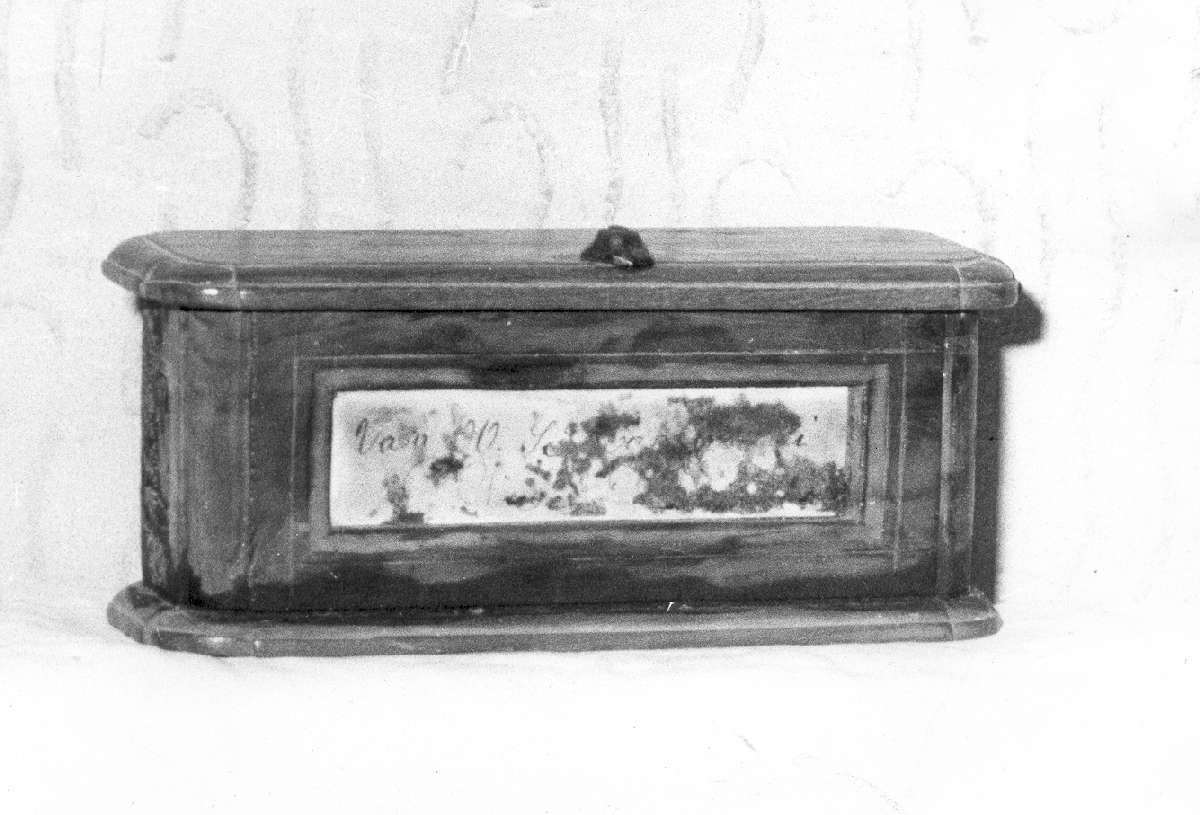 custodia - di vasetti per oli santi - manifattura emiliana (sec. XVIII)