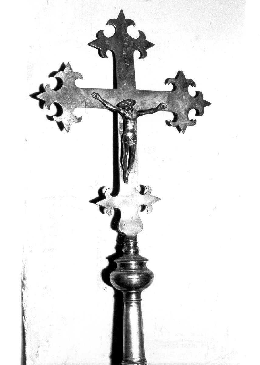 croce processionale - manifattura reggiana (inizio sec. XVII)