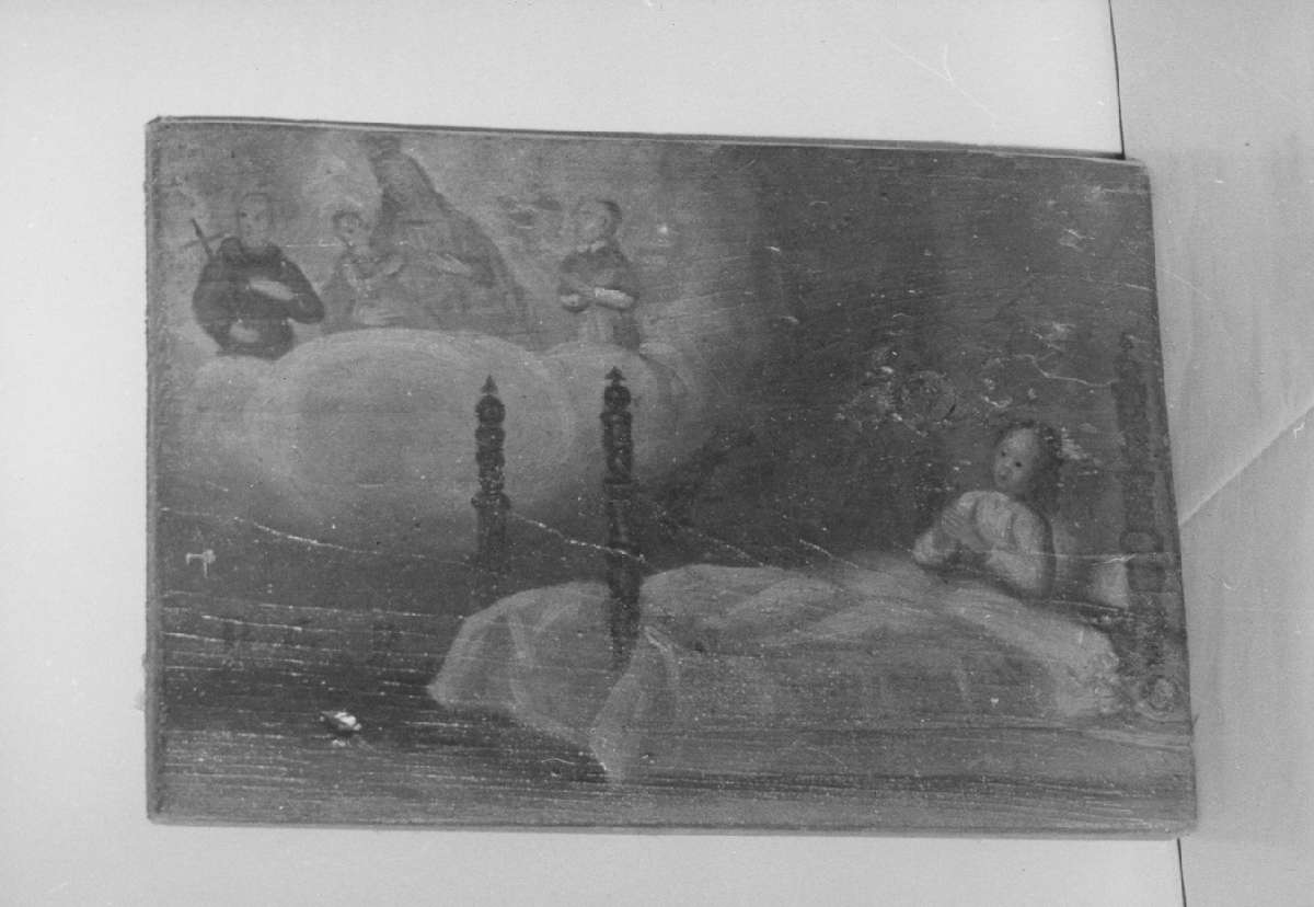 scena di grazia ricevuta (ex voto) - ambito emiliano (sec. XVIII)