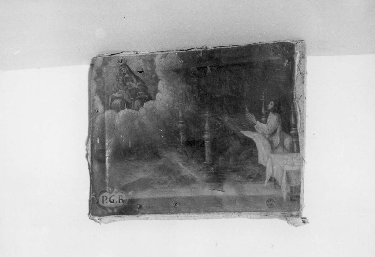 scena di grazia ricevuta (ex voto) - ambito emiliano (sec. XVIII)