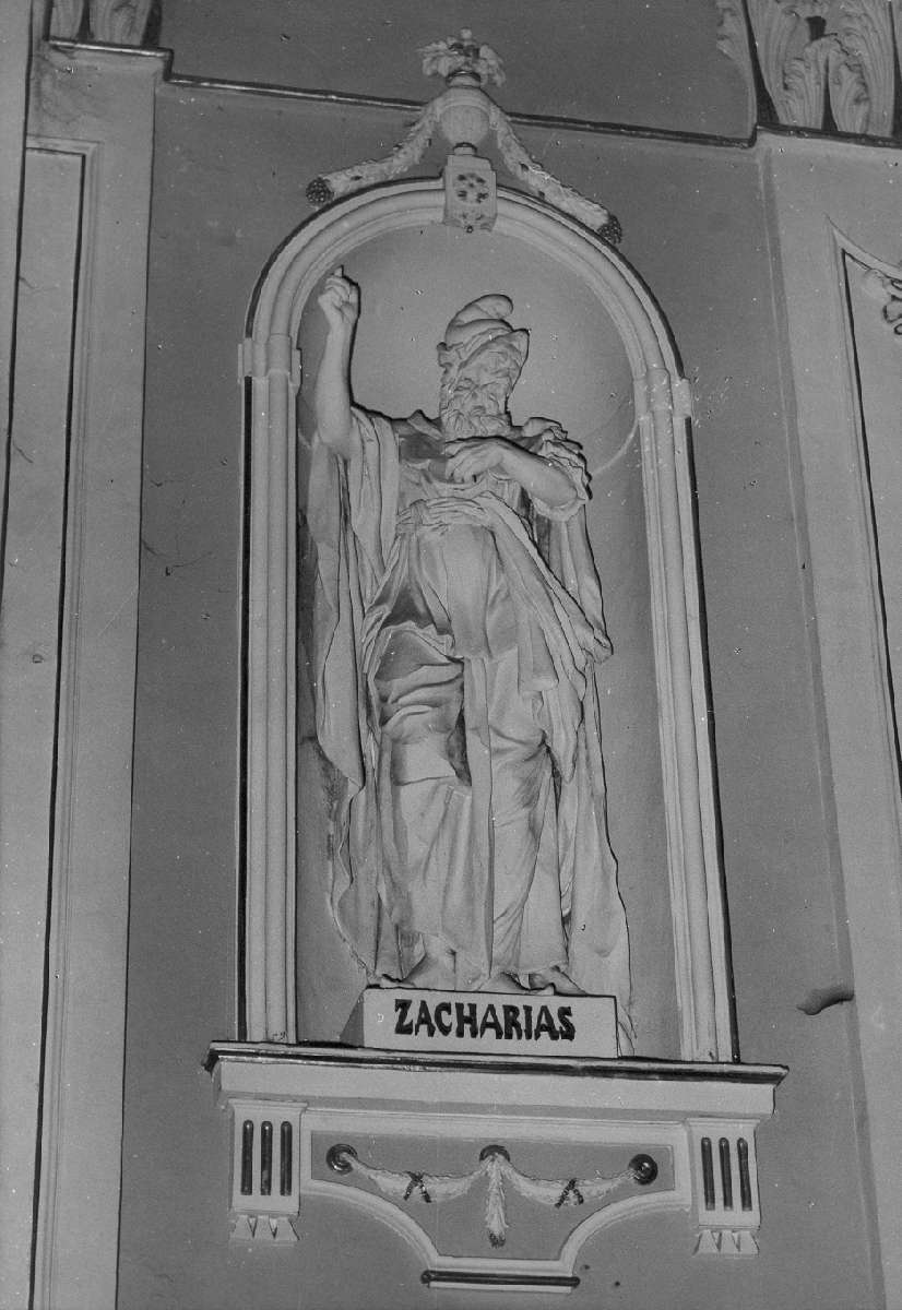 profeta Zaccaria (statua) di Morini Giovanni (sec. XVIII)