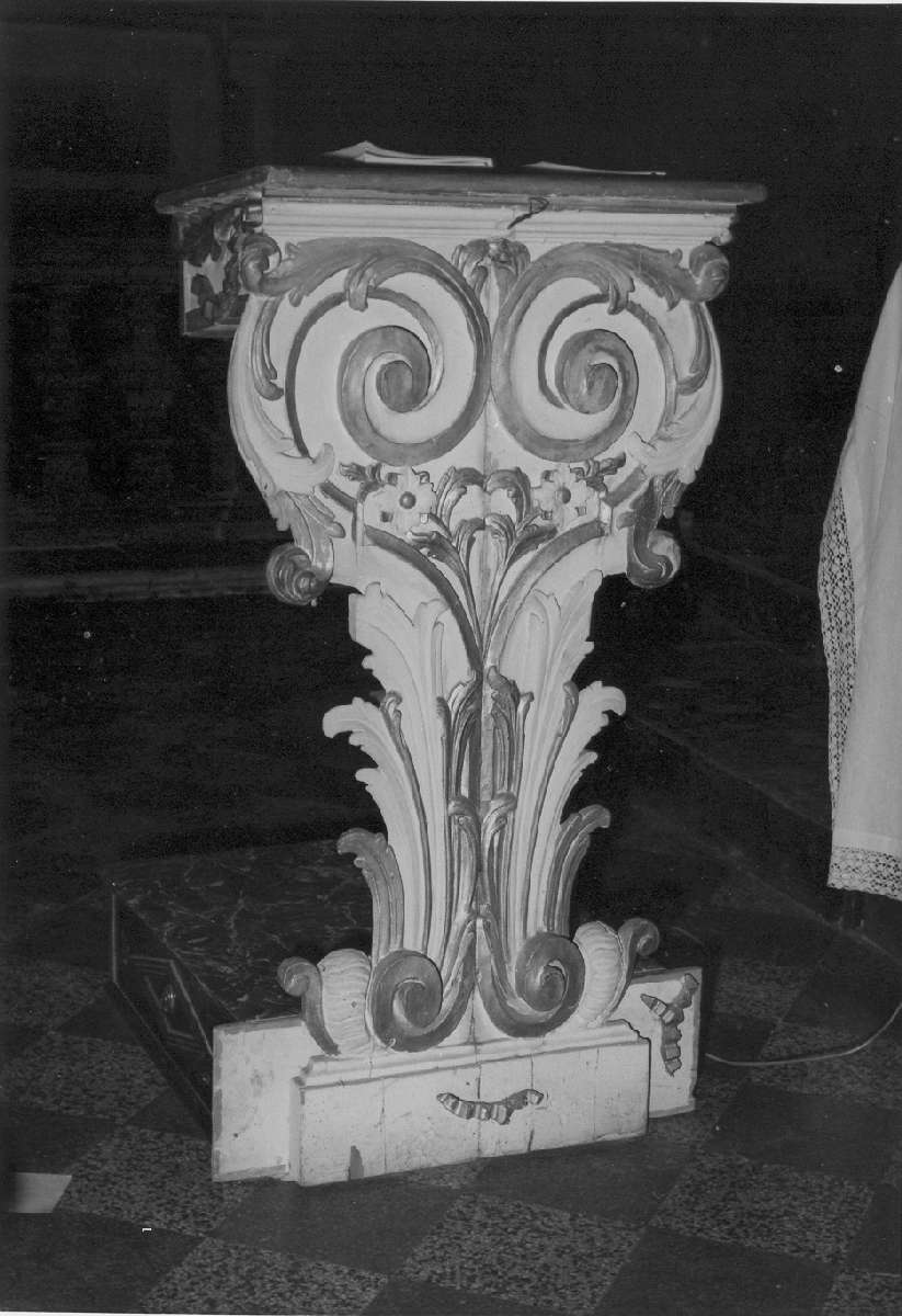 leggio - manifattura emiliano-lombarda (sec. XVIII)