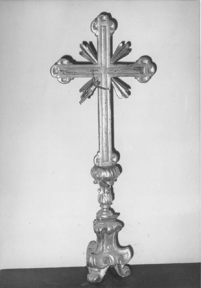 croce d'altare - manifattura emiliano-lombarda (sec. XVIII)
