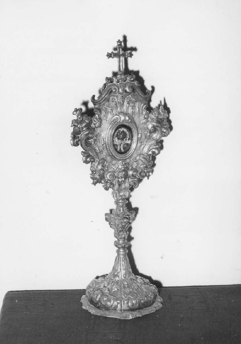 reliquiario - a ostensorio - manifattura emiliano-lombarda (sec. XVIII)