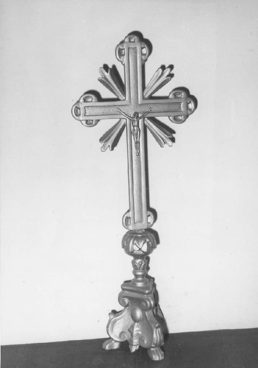 croce d'altare - manifattura emiliano-lombarda (sec. XVIII)