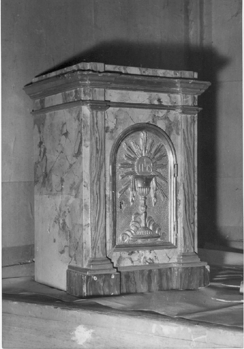 tabernacolo - a tempietto - manifattura emiliano-lombarda (sec. XVIII)