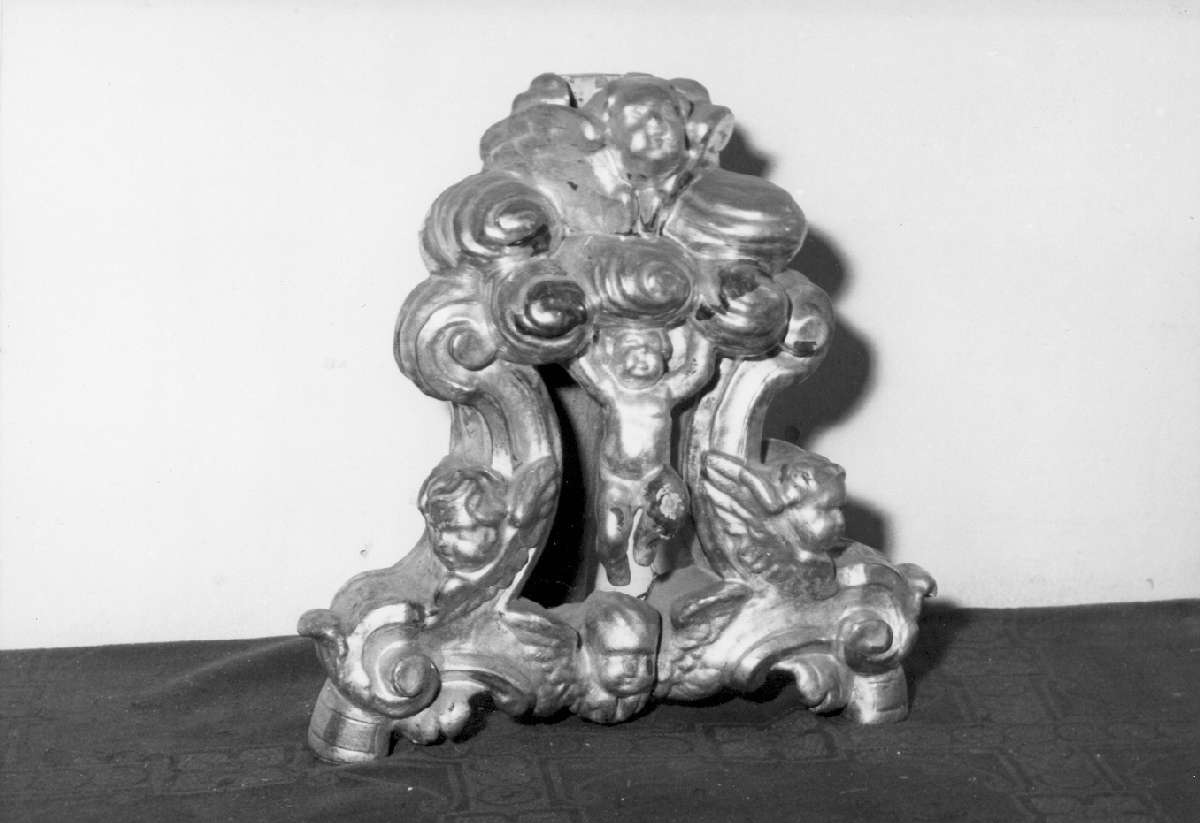 base per croce d'altare - manifattura emiliano-lombarda (sec. XVIII)