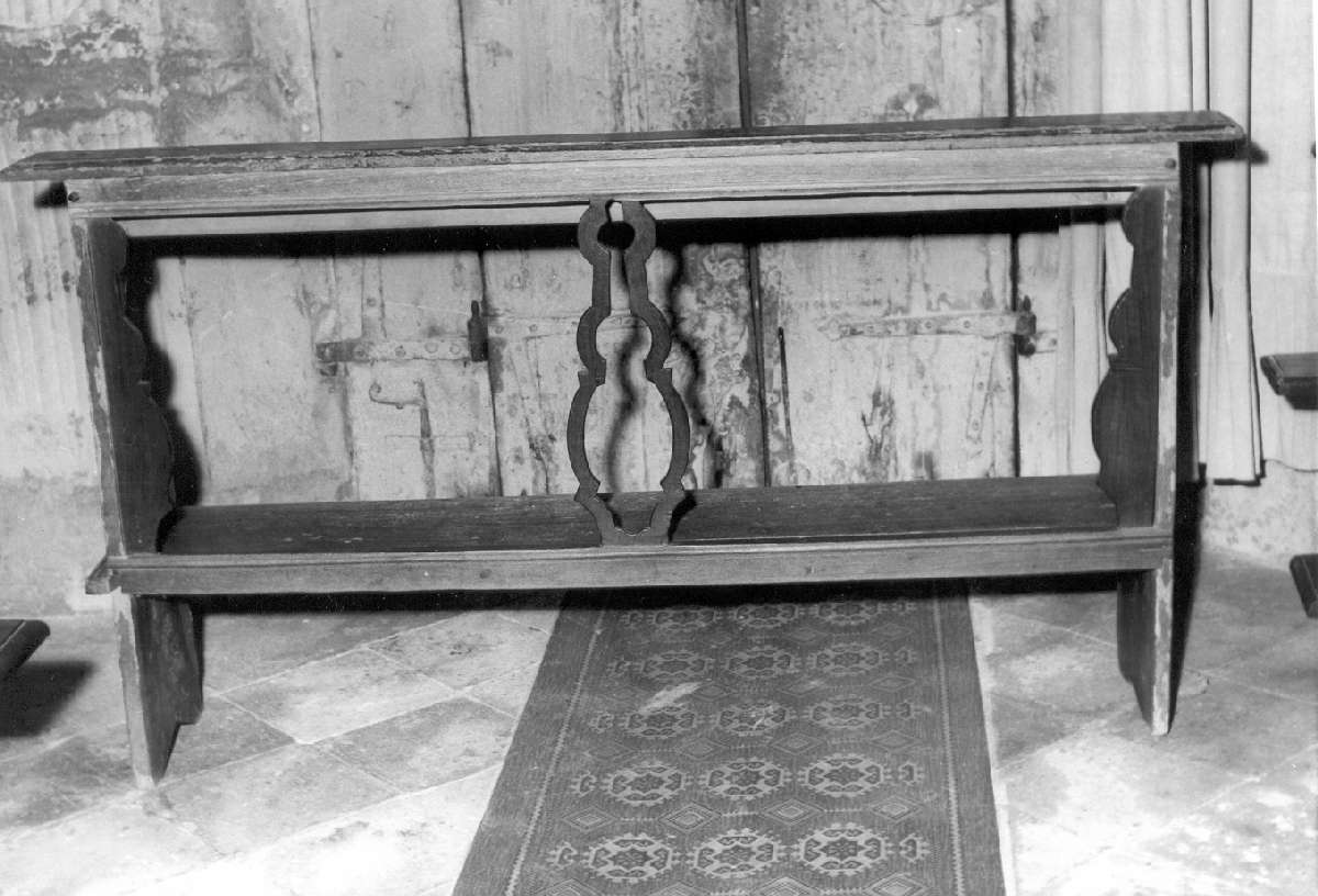 banco da chiesa - manifattura reggiana (inizio sec. XIX)