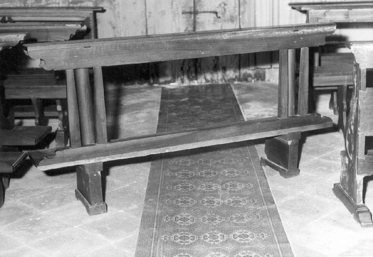 banco da chiesa - manifattura reggiana (sec. XIX)