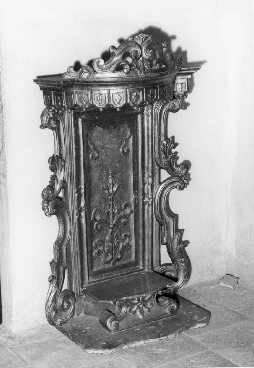 tronetto per esposizione eucaristica - manifattura reggiana (secc. XVIII/ XIX)