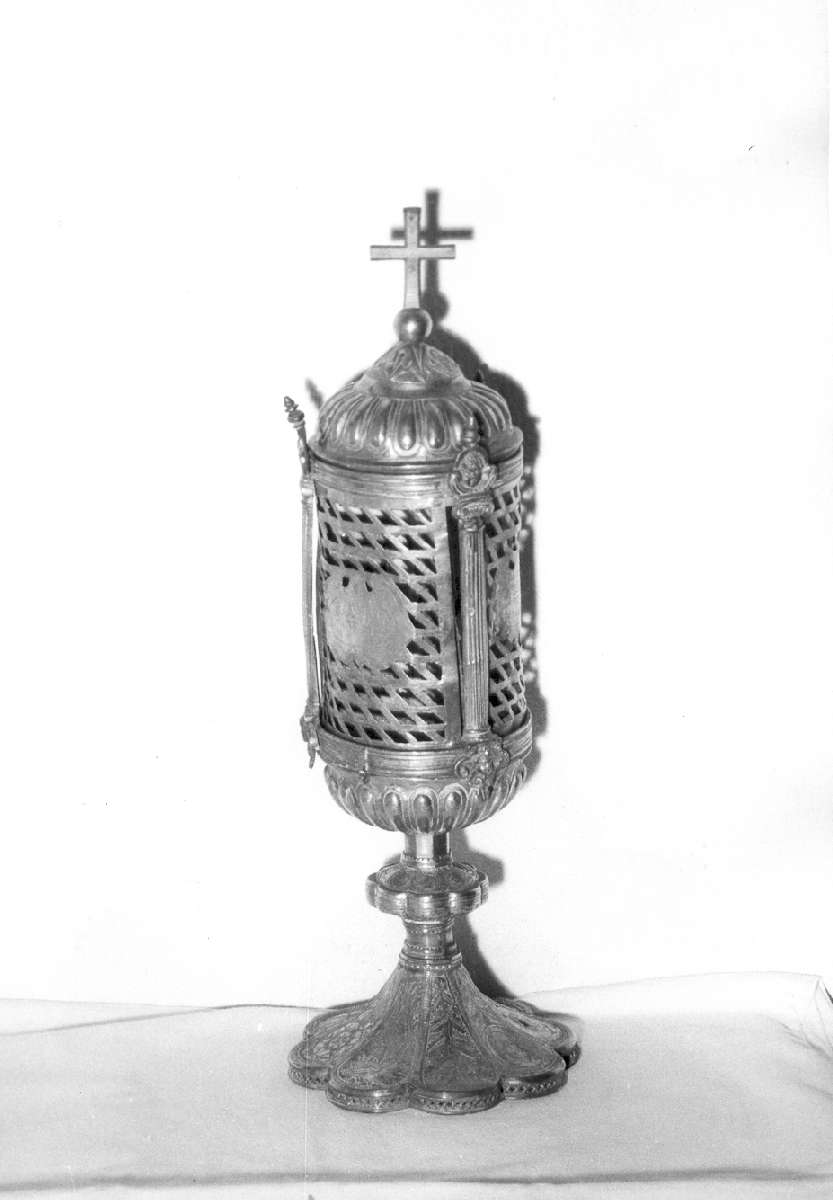 ostensorio - a coppa - manifattura emiliana (prima metà sec. XVI)