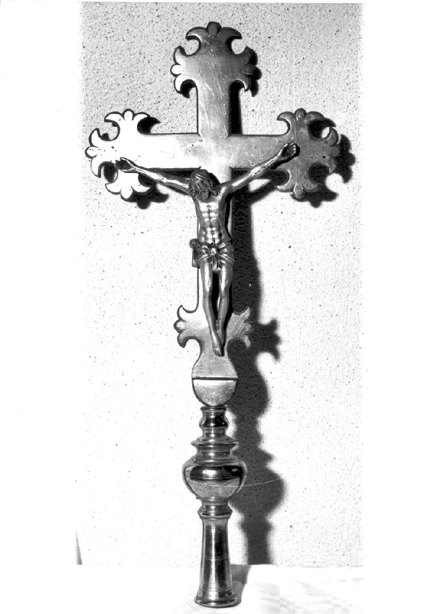croce processionale - manifattura reggiana (inizio sec. XVII)