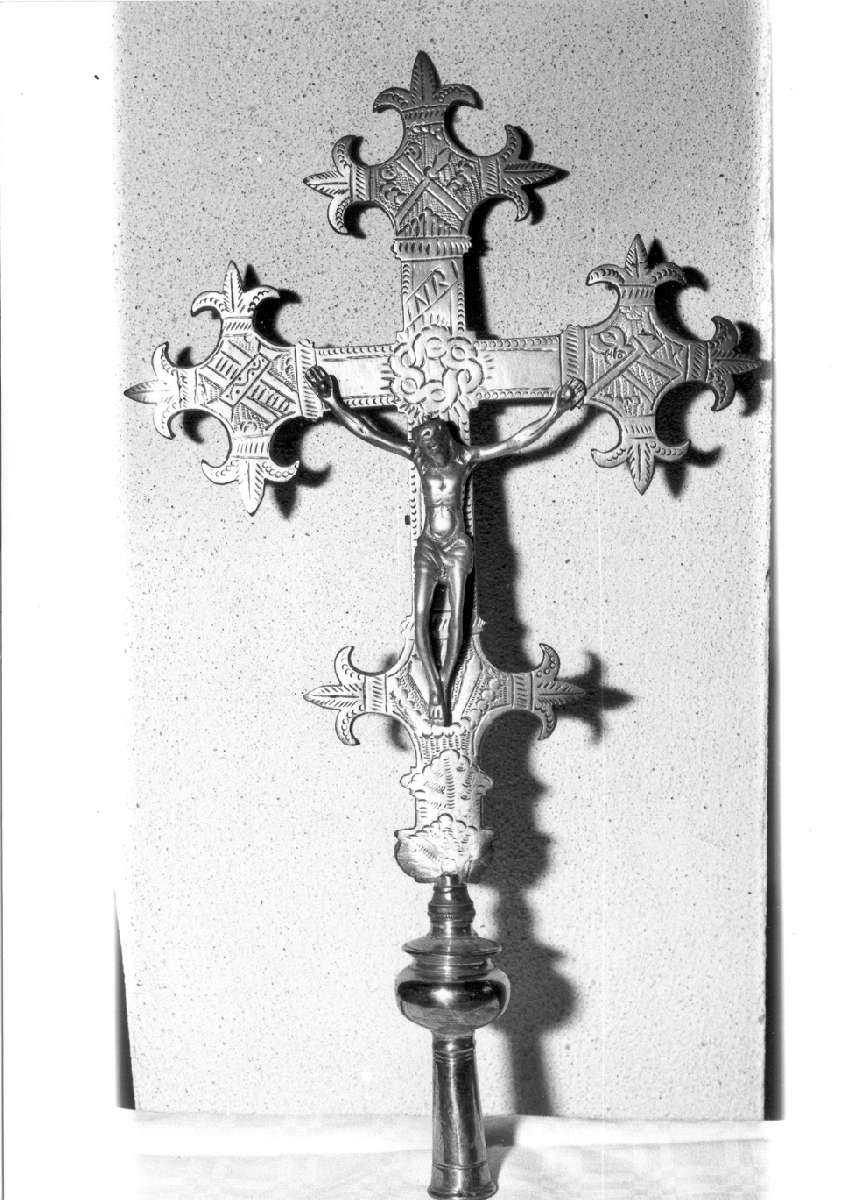 croce processionale - manifattura reggiana (sec. XVII)