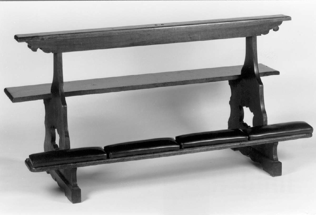 panca, serie - manifattura emiliana (fine/inizio secc. XIX/ XX)