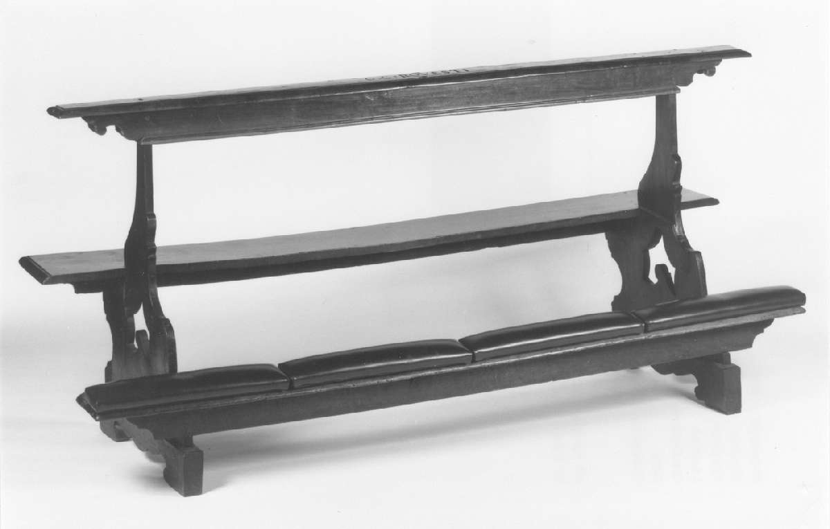 panca, serie - manifattura emiliana (fine/inizio secc. XVIII/ XIX)