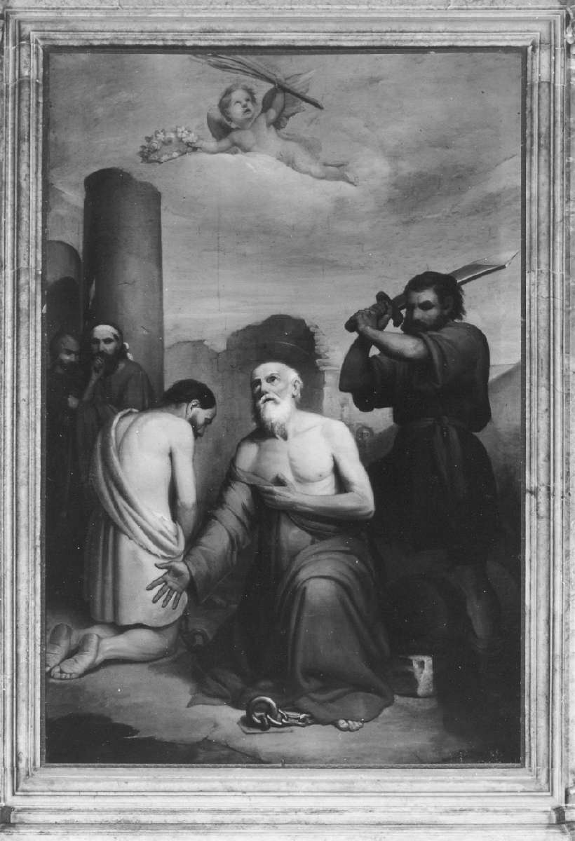 martirio di San Giacomo (dipinto) di Ottavi Tommaso (terzo quarto sec. XIX)