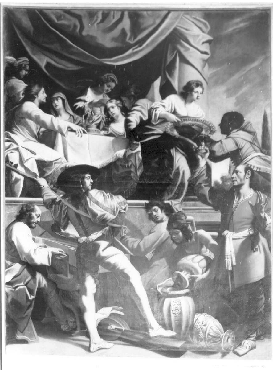 nozze di Cana (dipinto) di Ferrari Luca detto Luca da Reggio (prima metà sec. XVII)