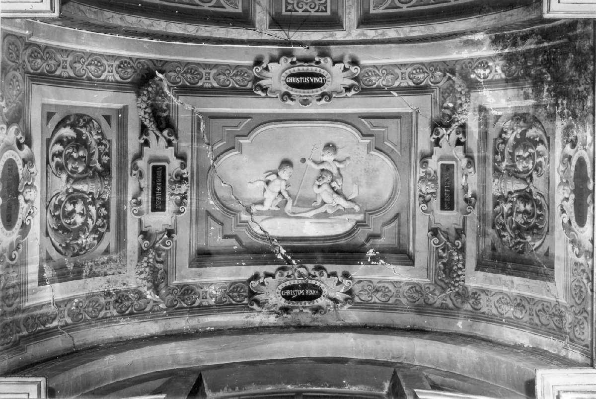 motivi decorativi vegetali (dipinto, complesso decorativo) di Rossi Luigi (sec. XIX)