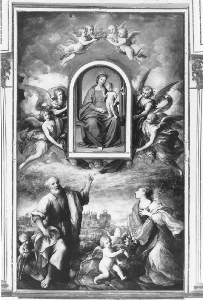 San Pietro e Santa Gioconda (dipinto) di Donducci Giovanni Andrea detto Mastelletta (secondo quarto sec. XVII)