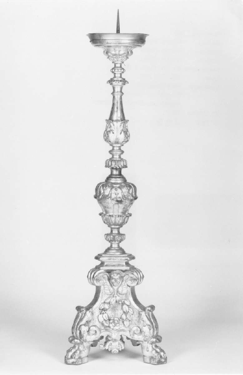 candeliere, serie - manifattura reggiana (seconda metà sec. XVIII)