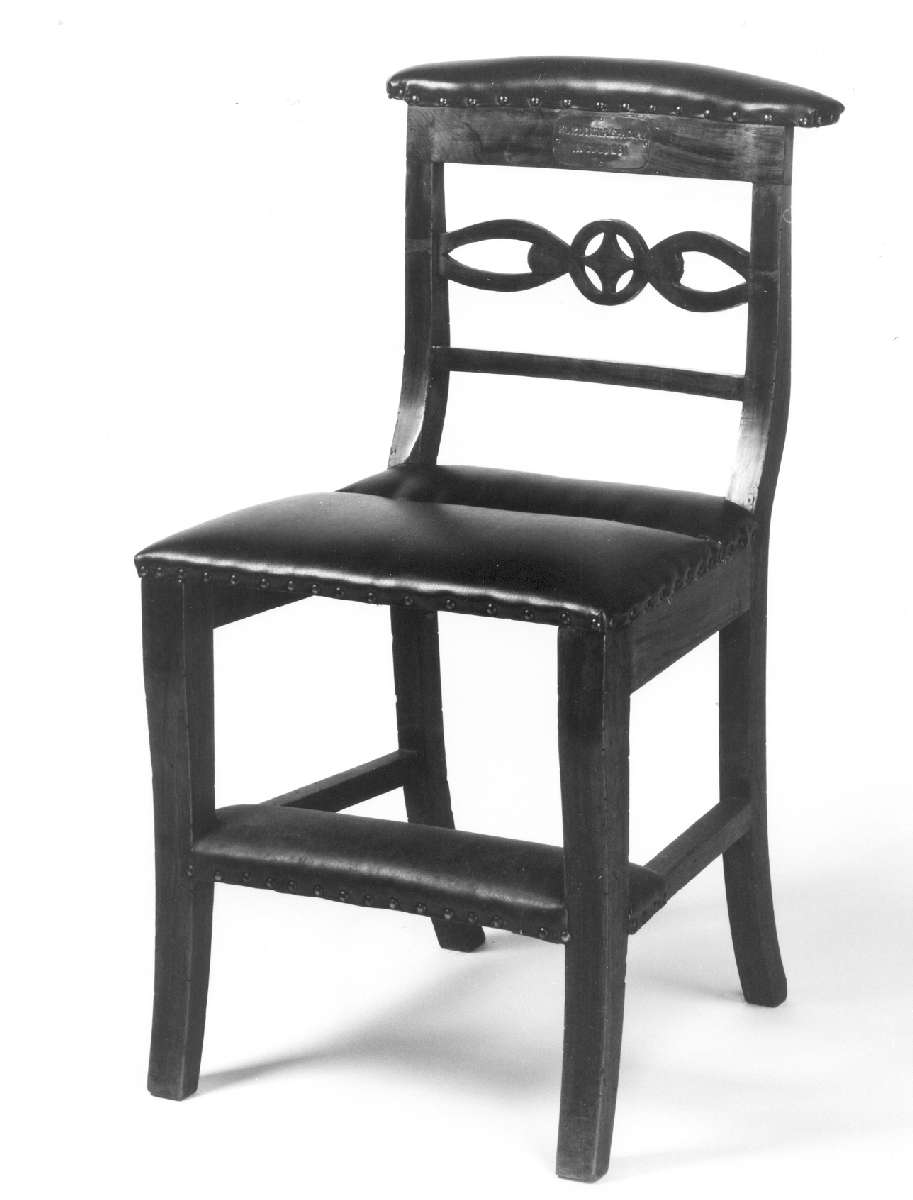 sedia - manifattura modenese (seconda metà sec. XIX)