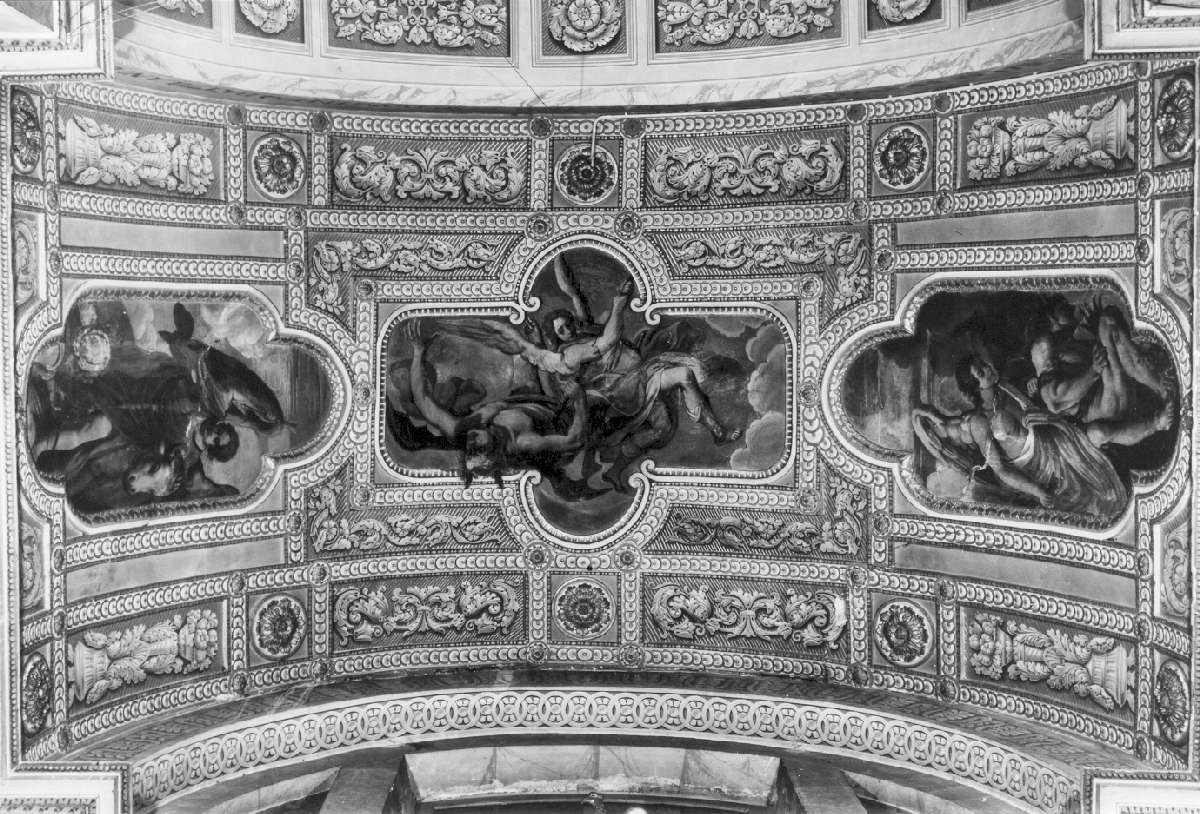 storie di San Michele (decorazione pittorica, complesso decorativo) di Vercellesi Sebastiano (prima metà sec. XVII)