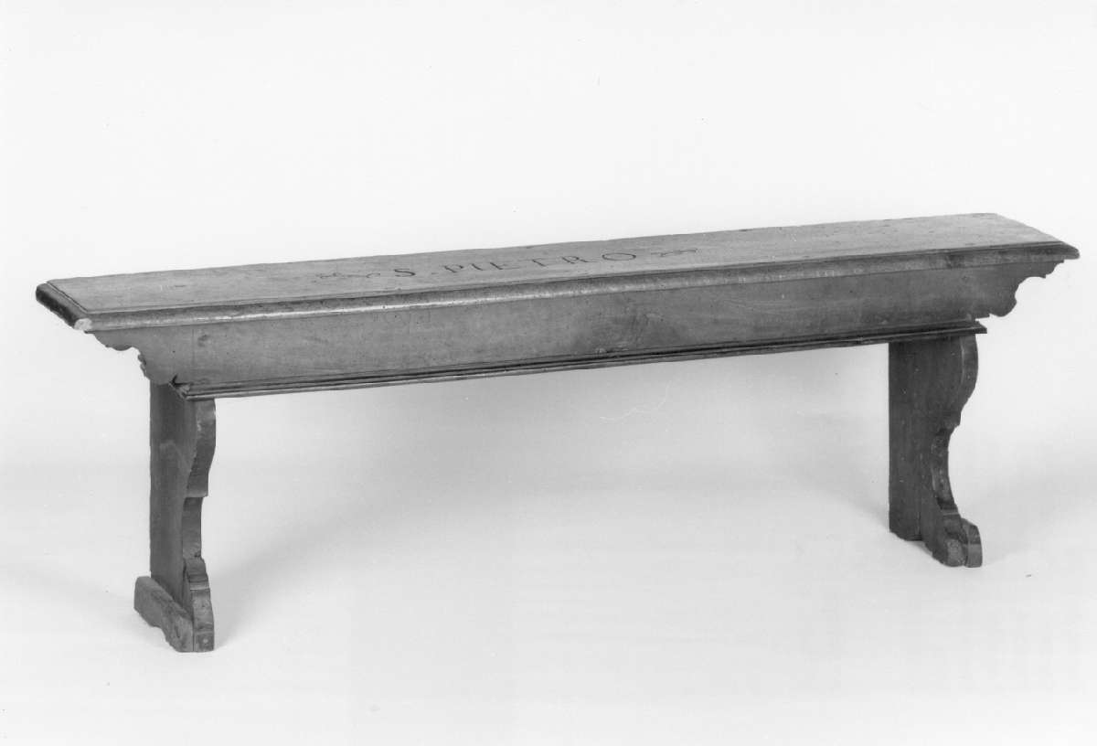 panca - manifattura reggiana (secc. XVII/ XVIII)