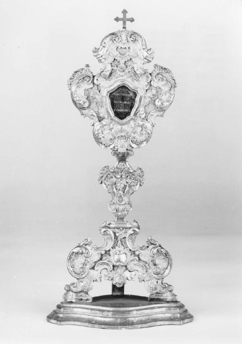 reliquiario - a ostensorio, serie - manifattura modenese-reggiana (metà sec. XIX)