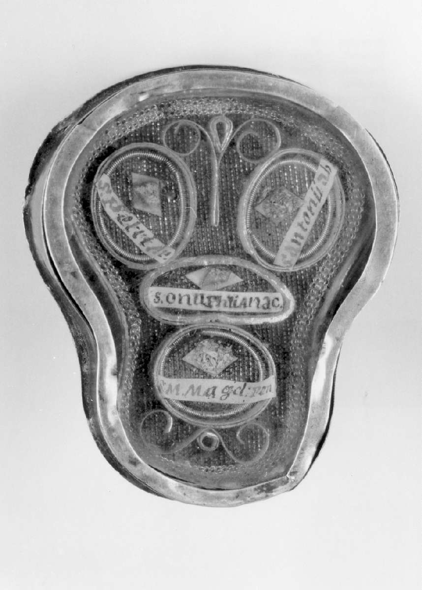 reliquiario a capsula - manifattura modenese-reggiana (fine sec. XVIII)