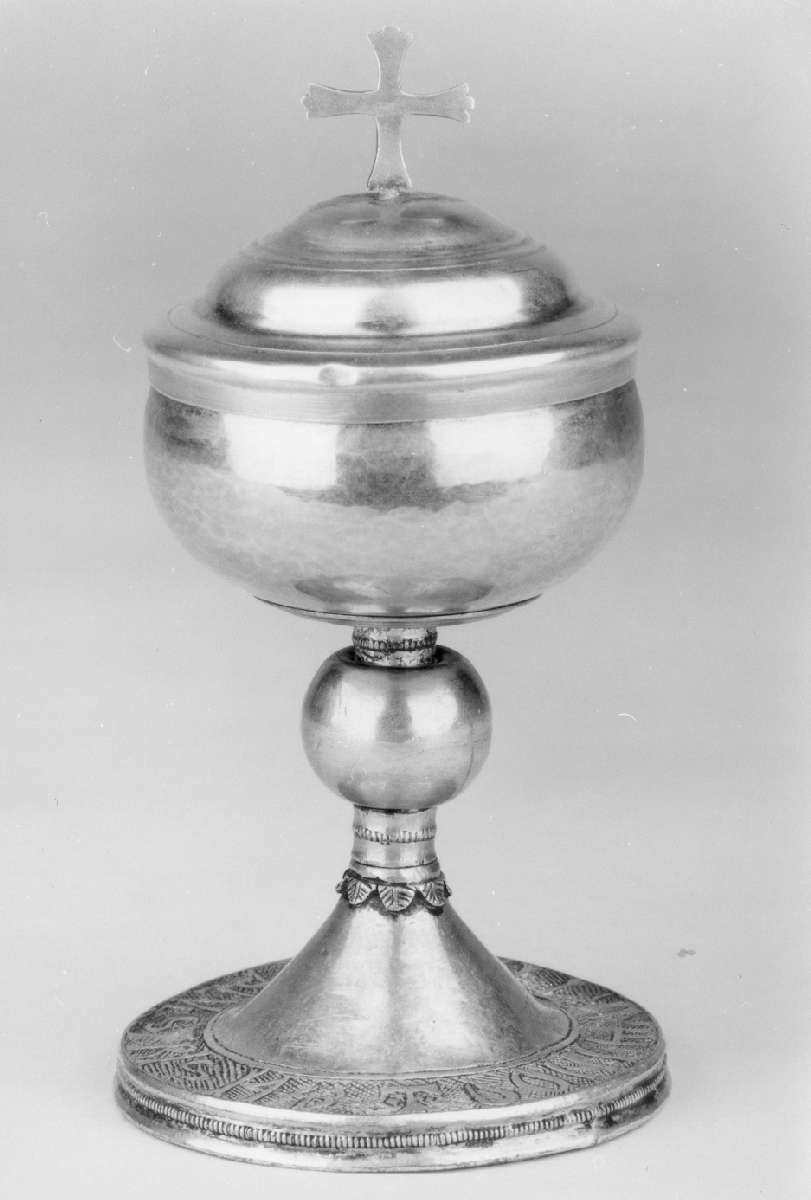 pisside da viatico - manifattura emiliana (sec. XIX)