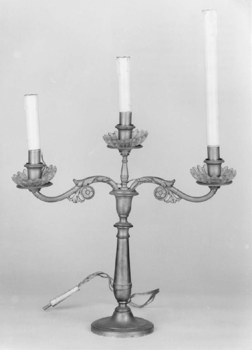 candelabro - manifattura Italia settentrionale (fine sec. XIX)