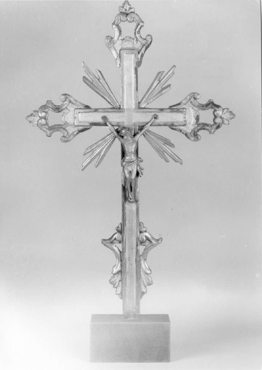 croce d'altare - manifattura emiliana (seconda metà sec. XVIII)